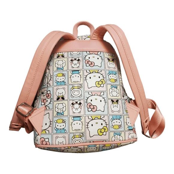Loungefly Hello Kitty Sanrio Portraits Pastel backpack RARE OG HEART LOGO - Picture 3 of 4